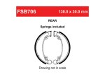 Σετ Σιαγώνες Πίσω Φρένου Honda CM 200 / CM 250 / CMX 250 Rebel / CB 250 Two Fifty FSB706 Ferodo